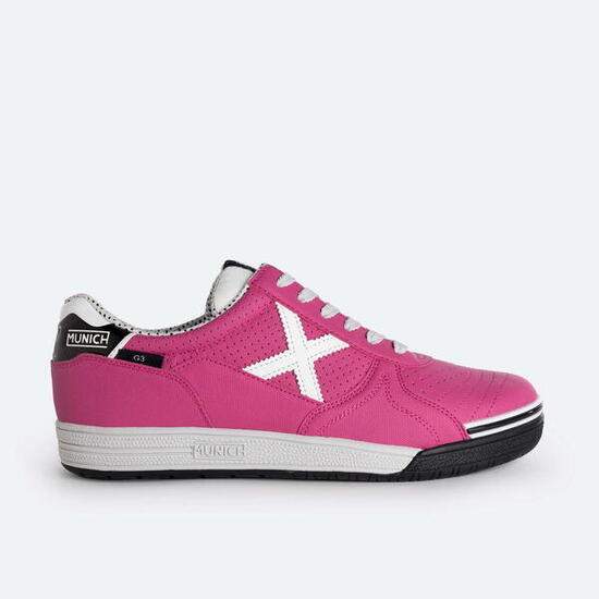 Zapatilla fútbol sala MUNICH G3 hombre fucsia