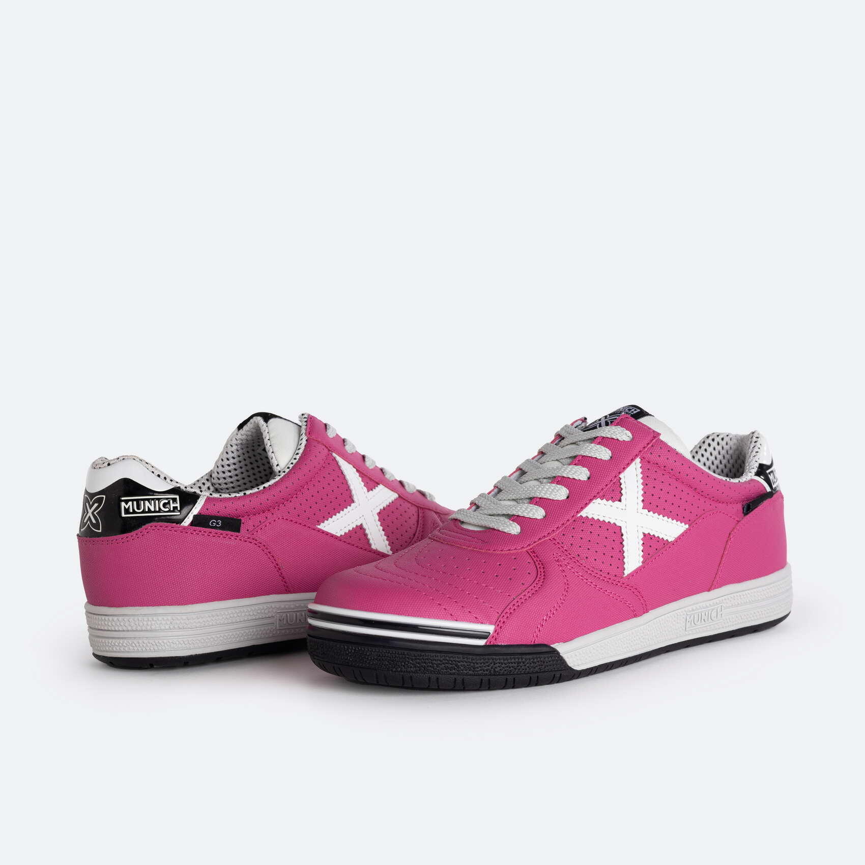 Zapatilla fútbol sala MUNICH G3 hombre fucsia MUNICH Decathlon