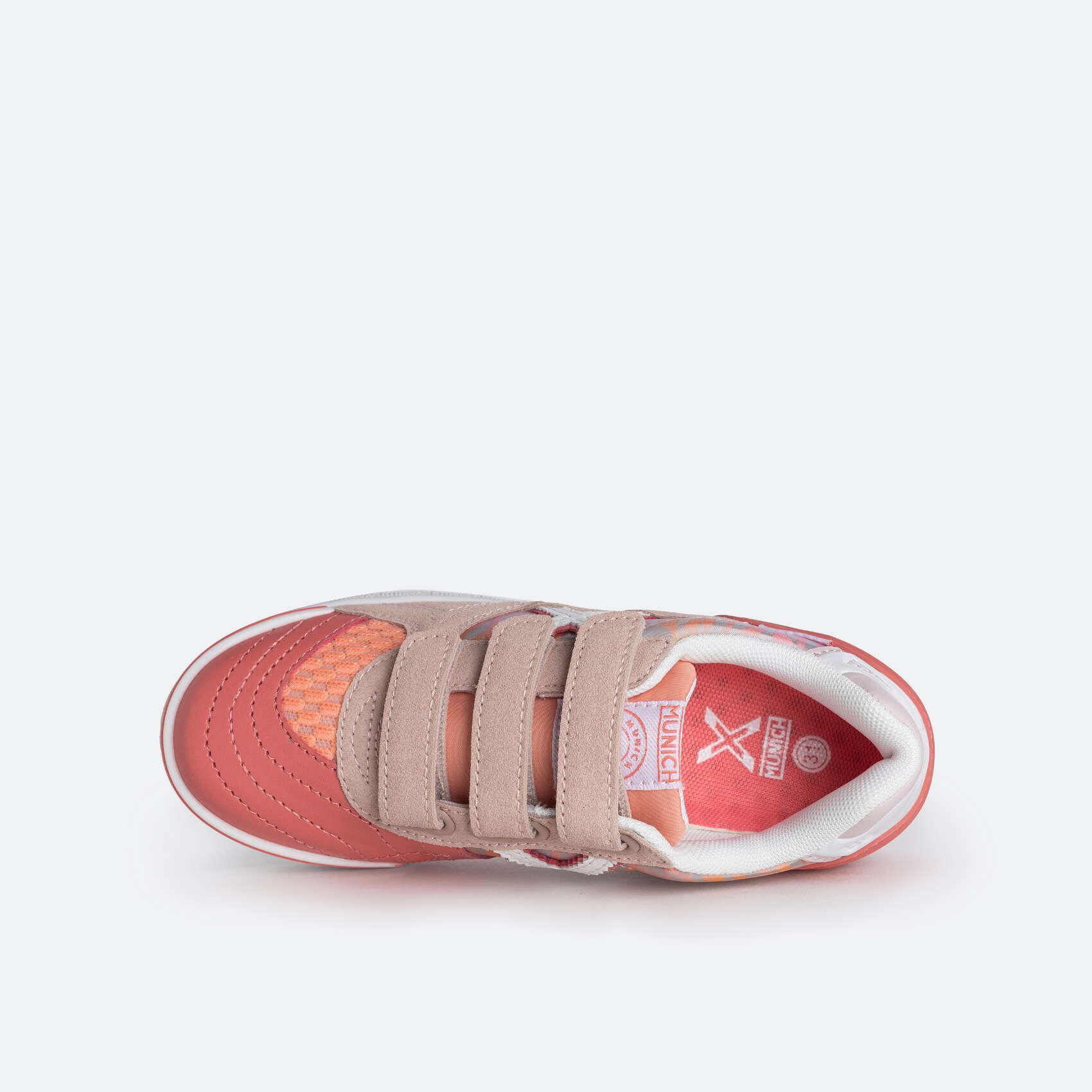 Zapatilla casual MUNICH G3 PATCH KID para niño/a rosa 3/5