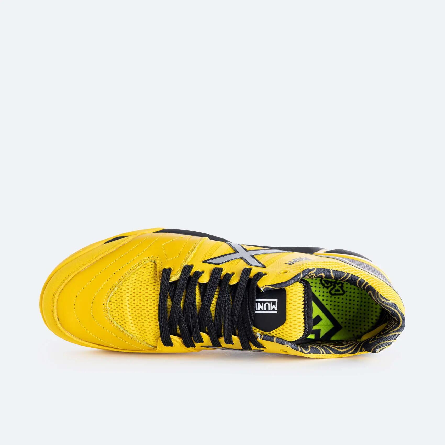 Zapatilla de fútbol sala MUNICH Prisma adulto amarillo 3/5