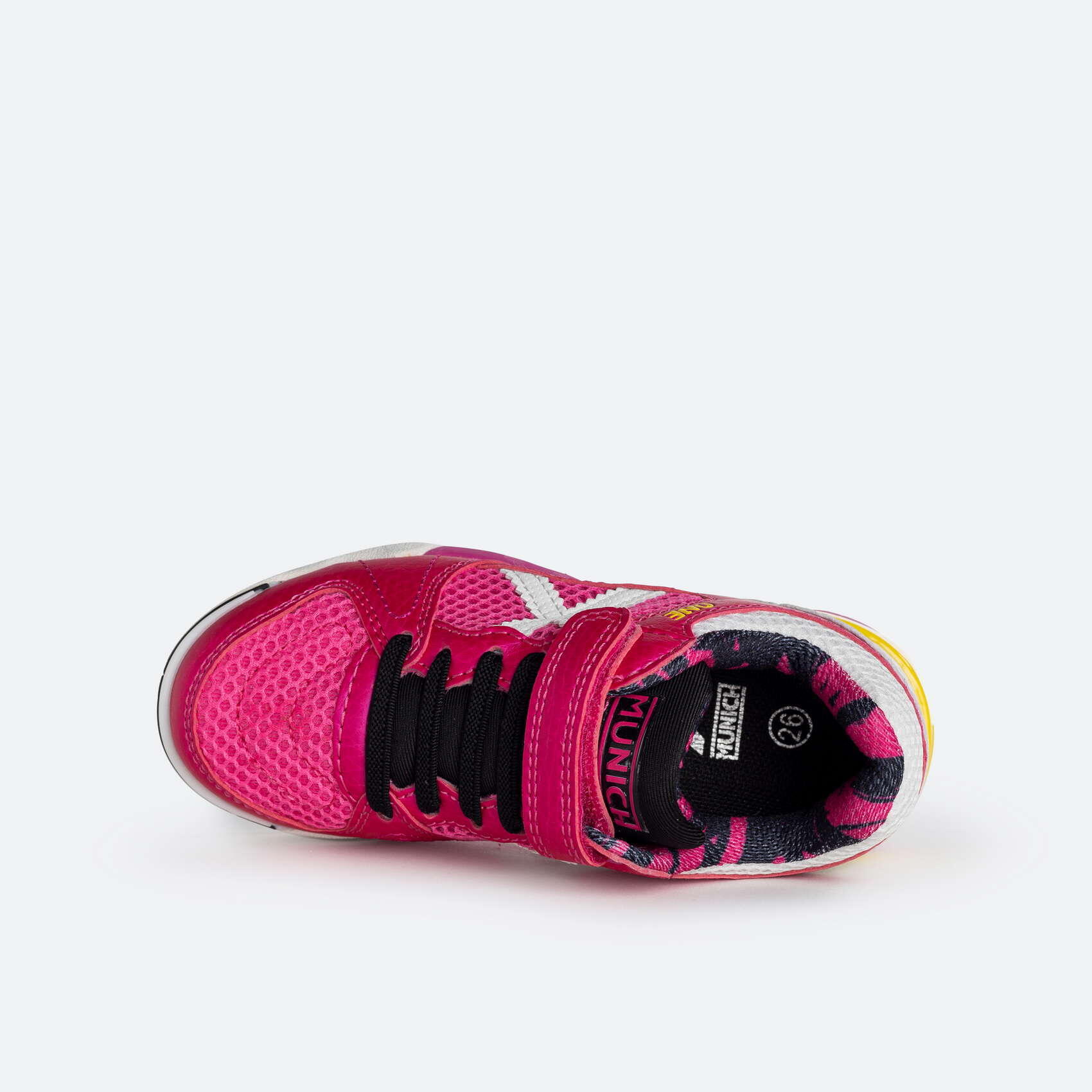 Zapatilla de fútbol sala MUNICH ONE KID para niño/a fucsia 3/5