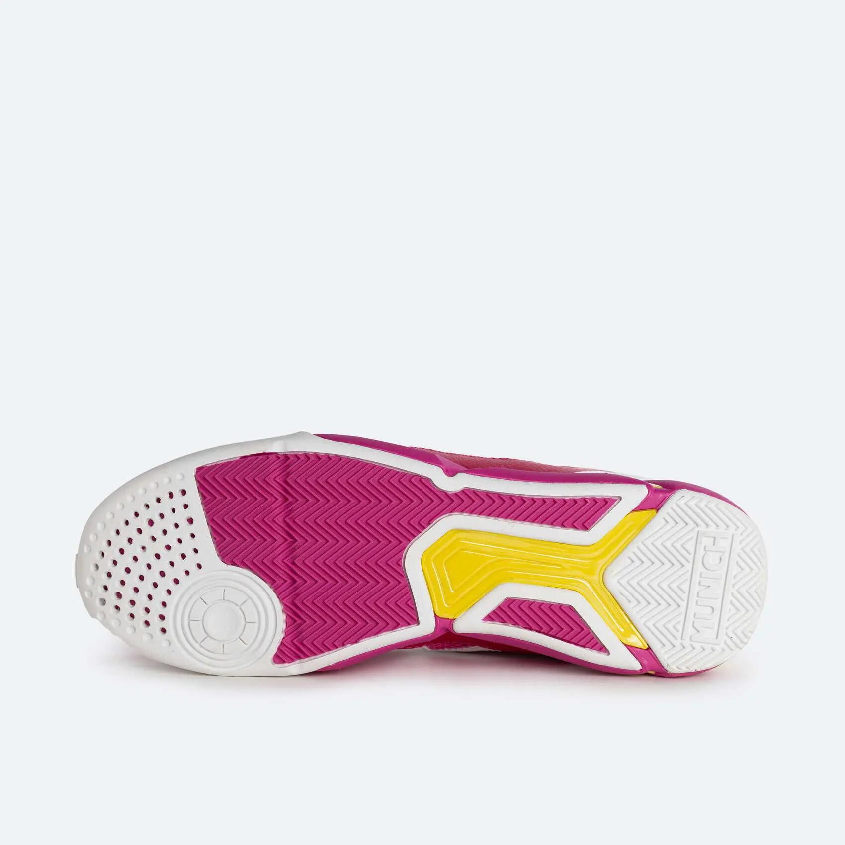 Sapatilha de futsal MUNICH ONE KID para menino/menina fúcsia 4/5