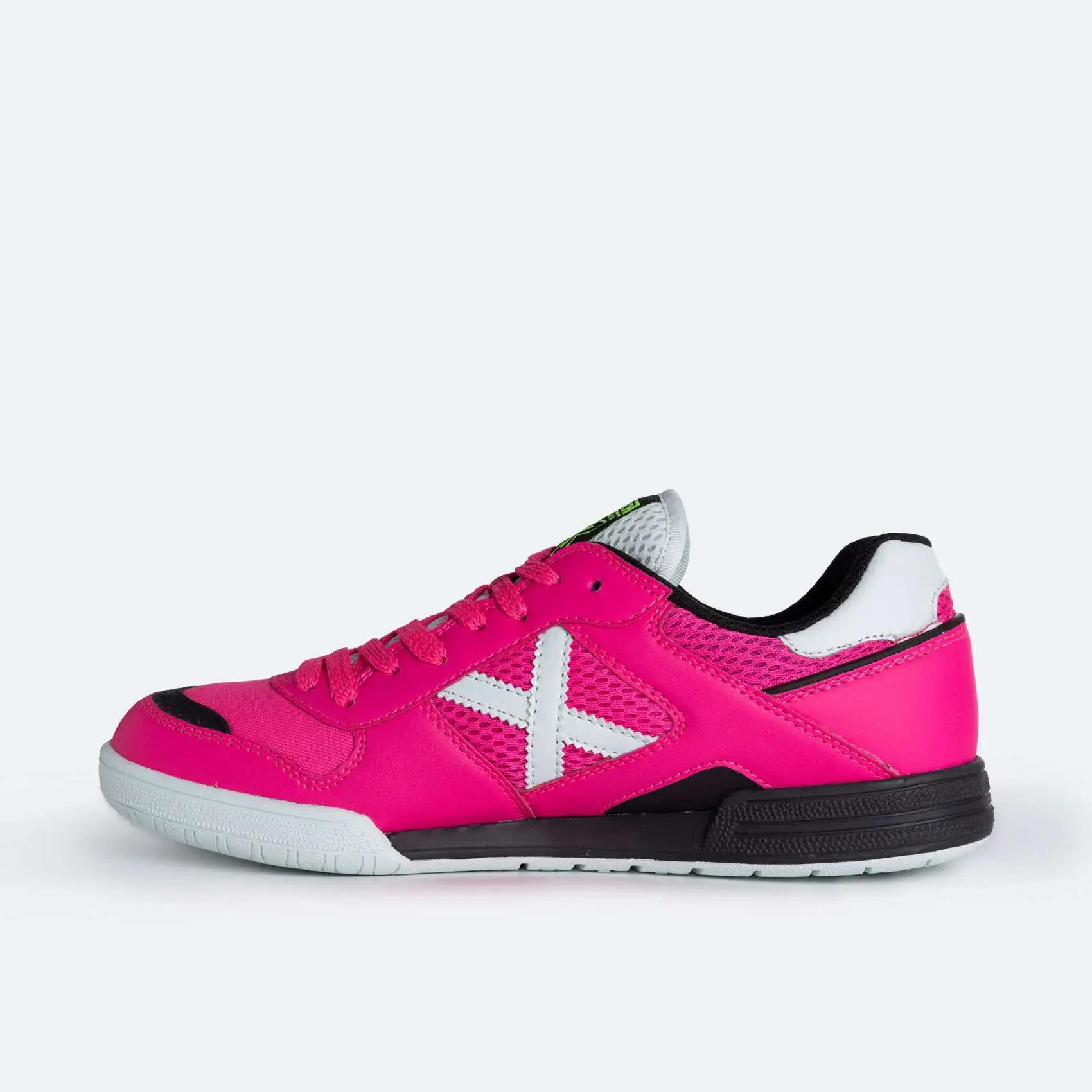 Sapato de futsal MUNICH CONTINENTAL V2 homem fúcsia 2/5