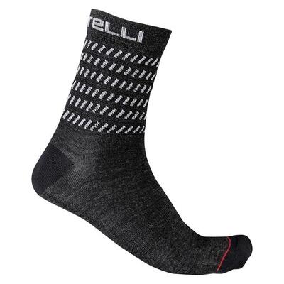 Castelli GO 15 calzini ciclistici grigi