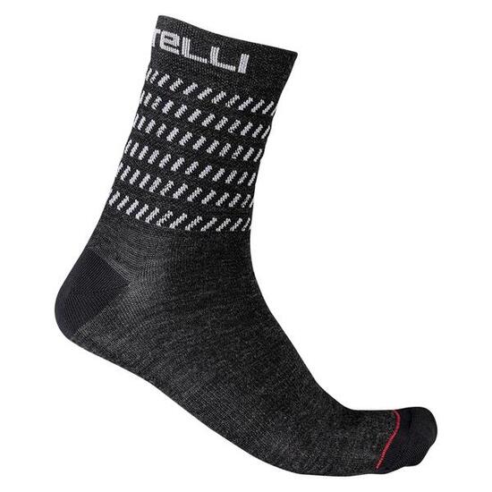 Castelli GO 15 calzini ciclistici grigi