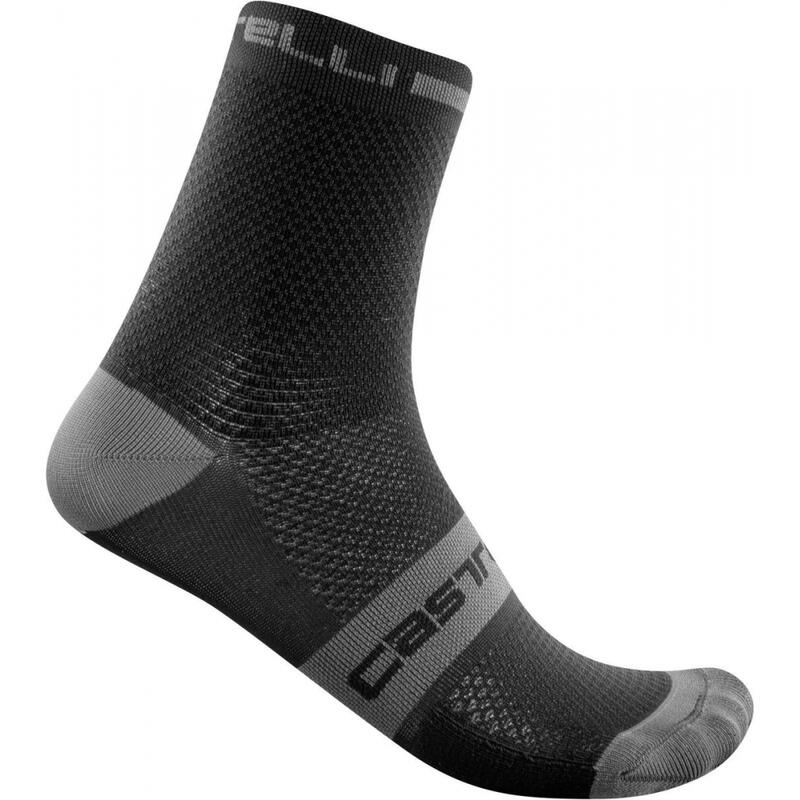 Calcetines ciclismo Castelli Superleggera 12 Negro