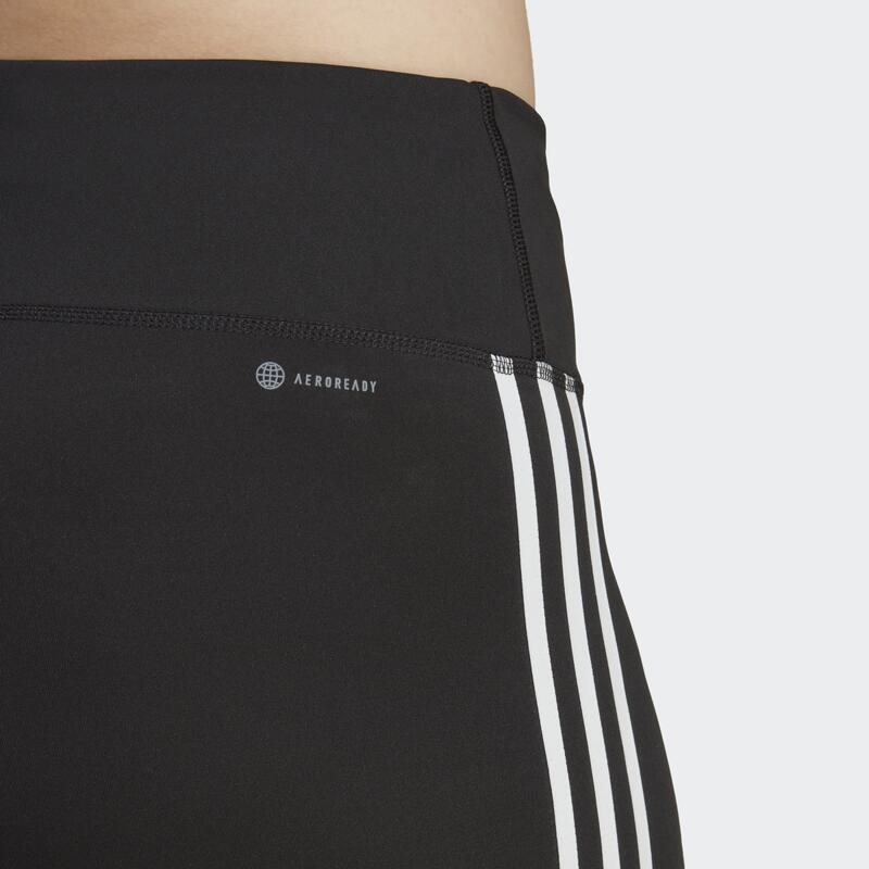 Leggings 7/8 Train Essentials 3-Stripes High-Waisted (Curvy)