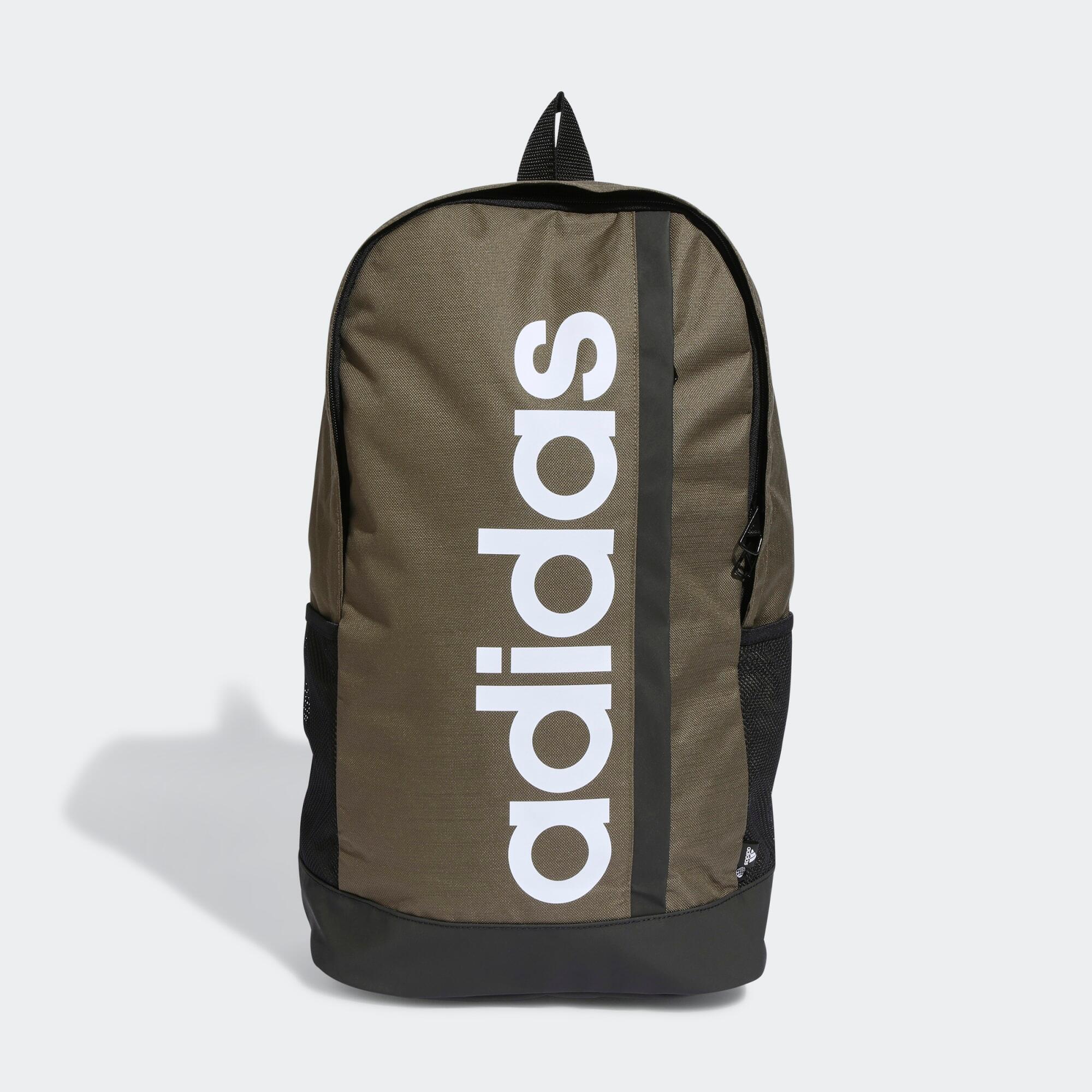 Adidas - Sac À Dos Essentials Linear - Sac À Dos - Blanc|noir|vert - 22 L - Decathlon
