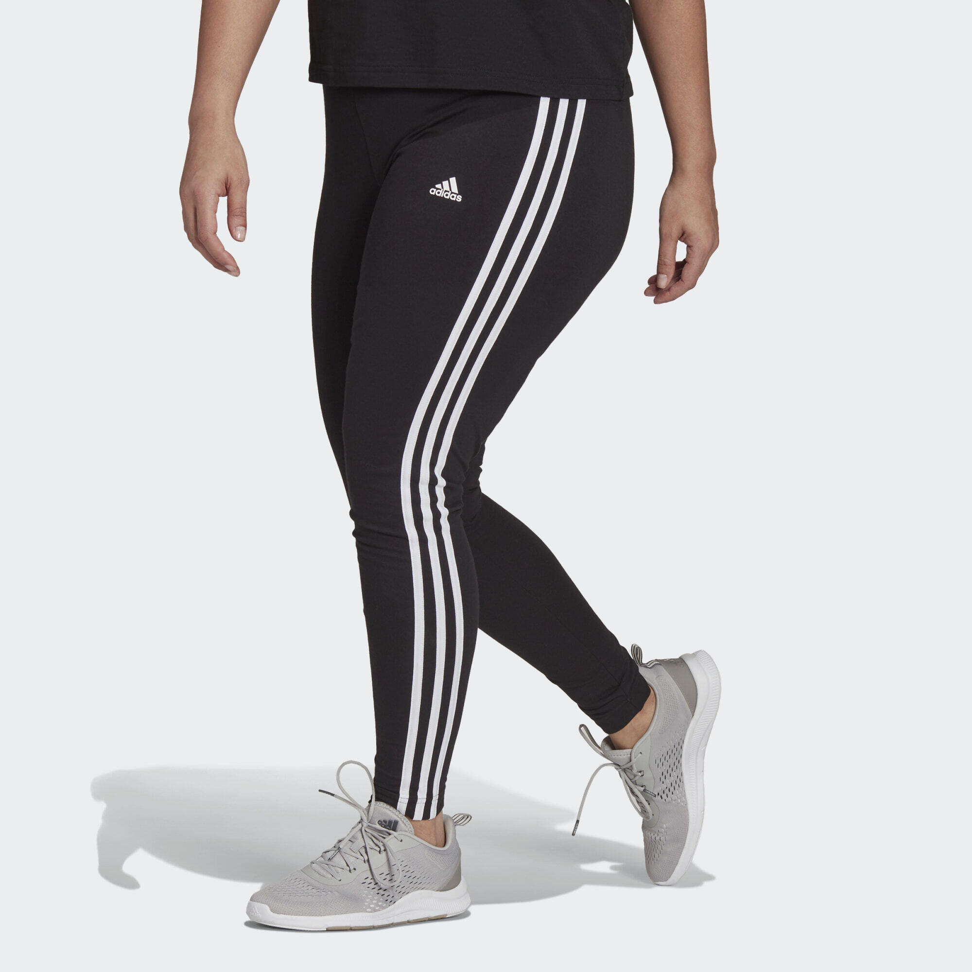 Essentials 3-Stripes Leggings (Plus Size) 1/5