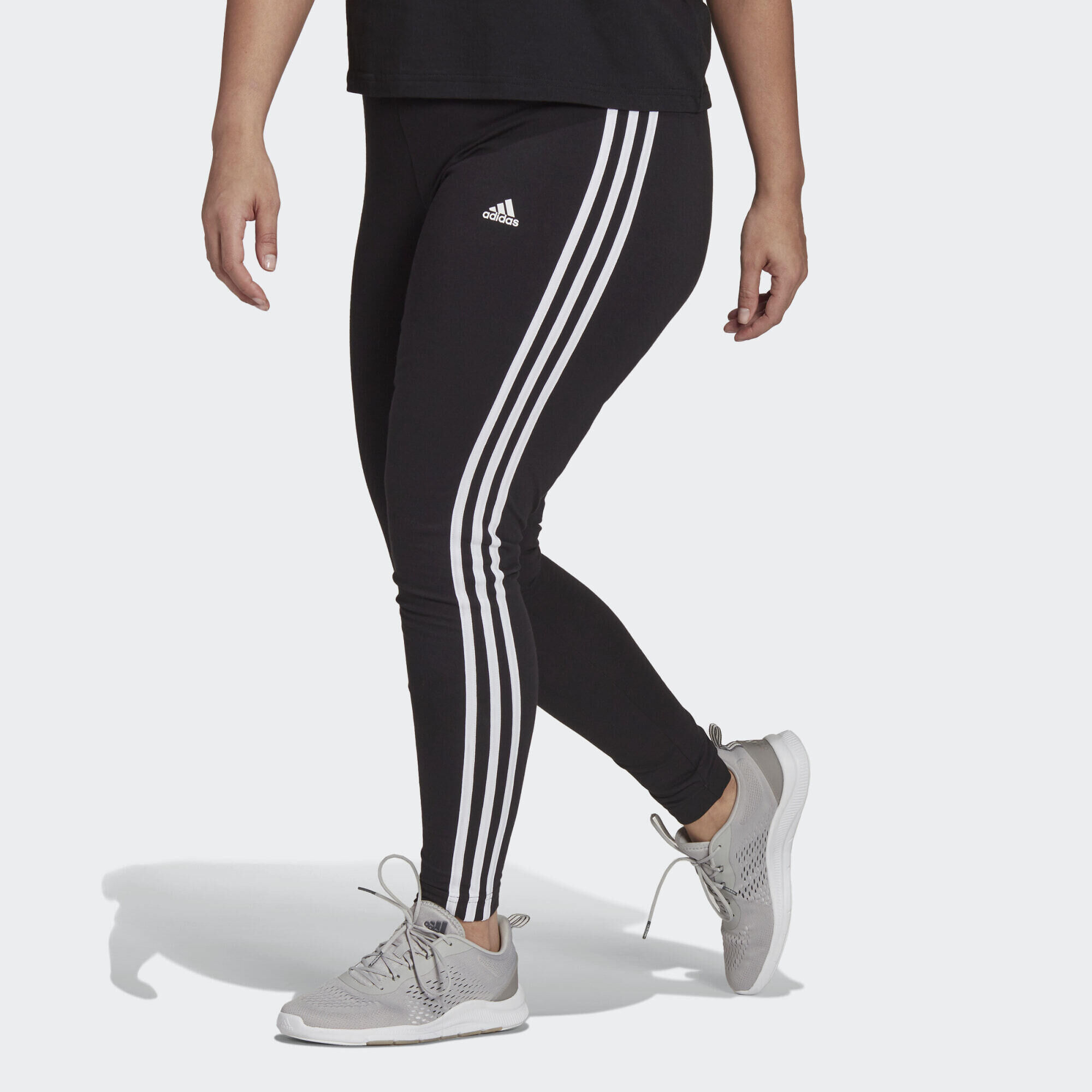 ADIDAS Essentials 3-Stripes Leggings (Plus Size)