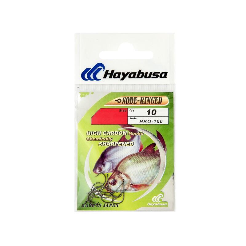 Set carlige pescuit Hayabusa Sode Ringed HBO100, 10 buc, 12