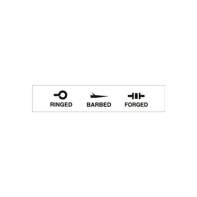 Set carlige pescuit Hayabusa Sode Ringed HBO100, 10 buc, 11 5/6