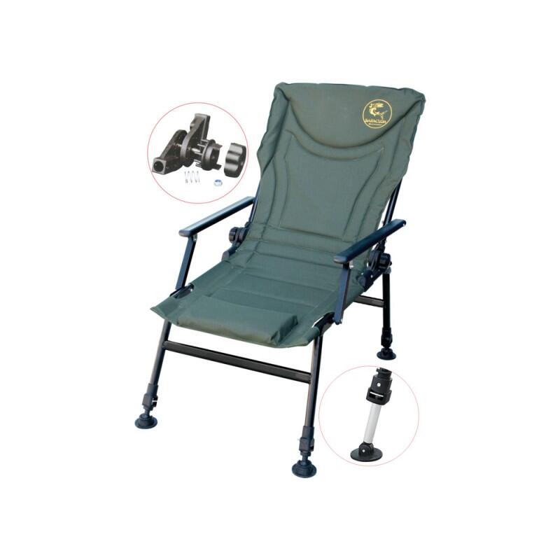 Scaun cu cotiere pentru pescuitul la crap Baracuda TFC008