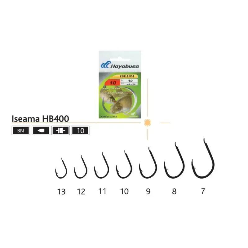 Set carlige pescuit Hayabusa Iseama HB400, 10 buc, 12 4/6