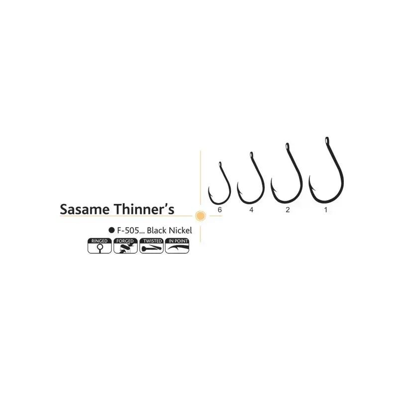 Set carlige Sasame Thinners, 6 2/6