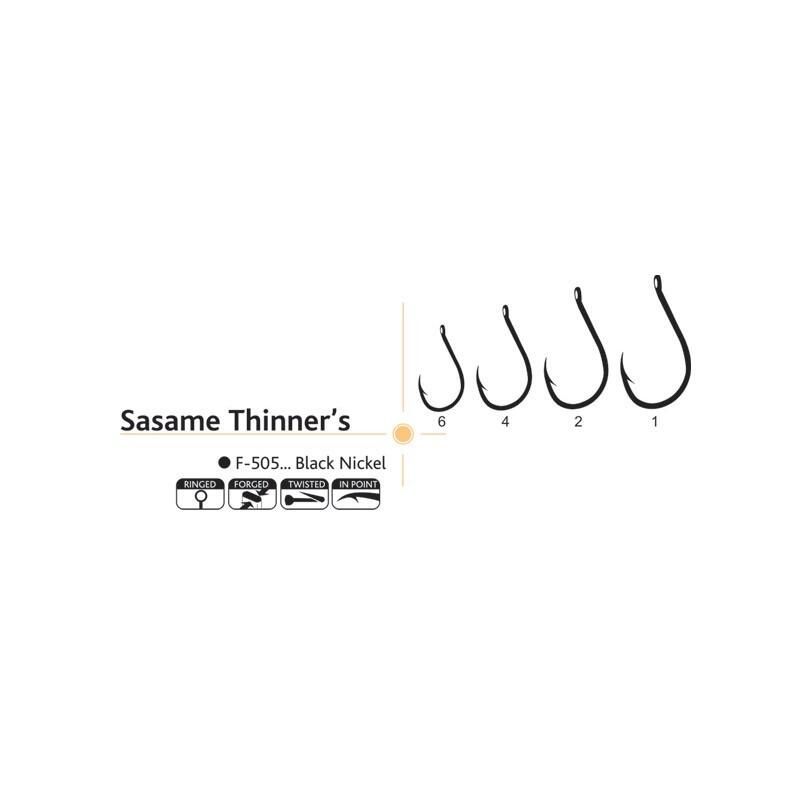 Set carlige Sasame Thinners, 6