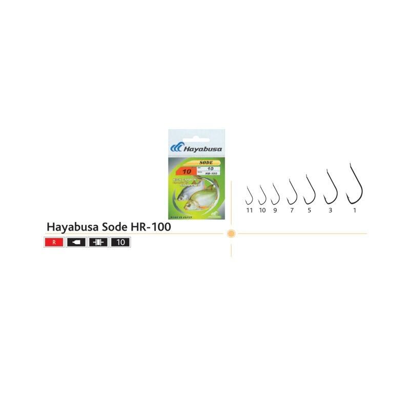 Set carlige pescuit Hayabusa Sode HR-100, 10 buc, 10