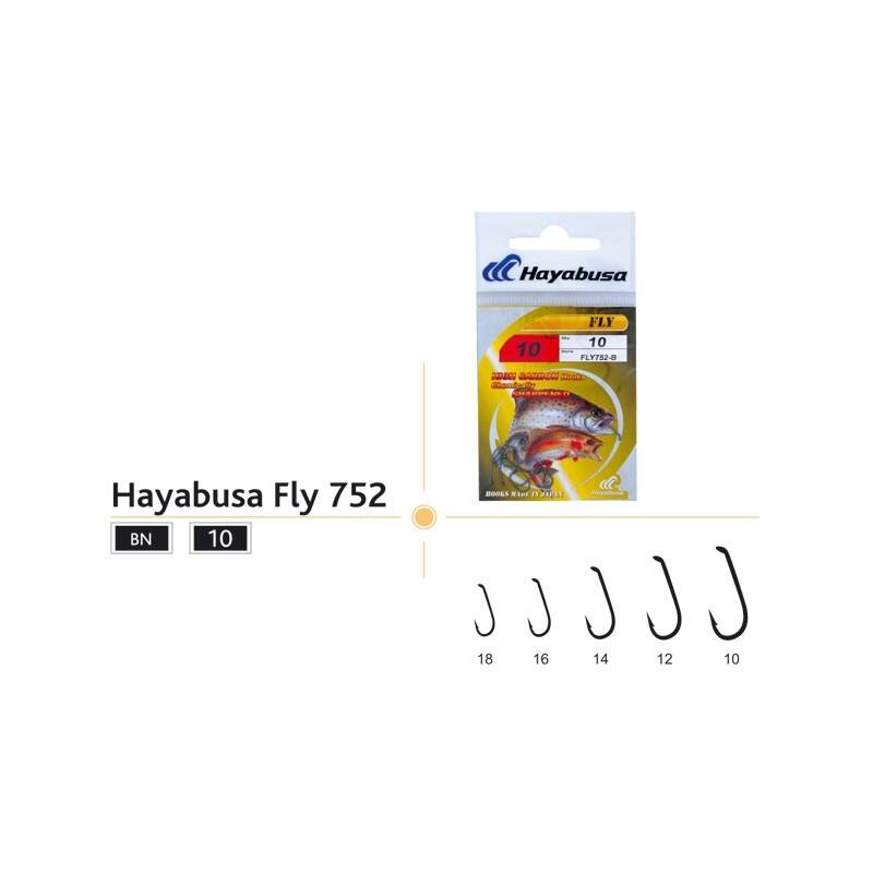 Set carlige pescuit Hayabusa Fly 752, 10 buc, 14