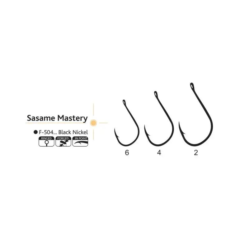 Set carlige pescuit Sasame Mastery Carp, 4 3/6