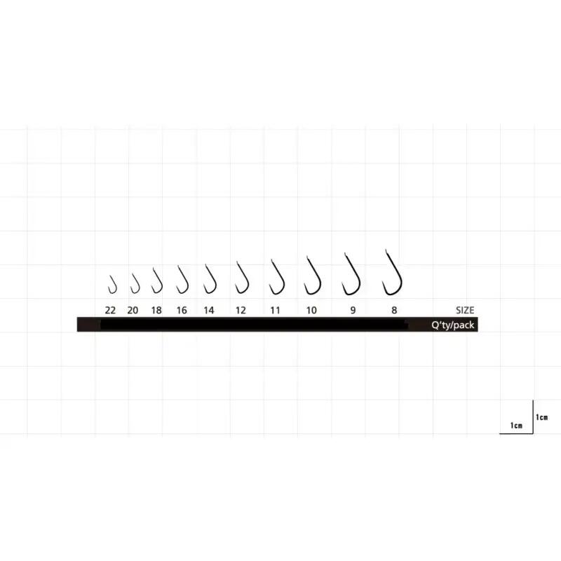 Set carlige pescuit Hayabusa Sode HN-100, 10 buc, 9 6/6