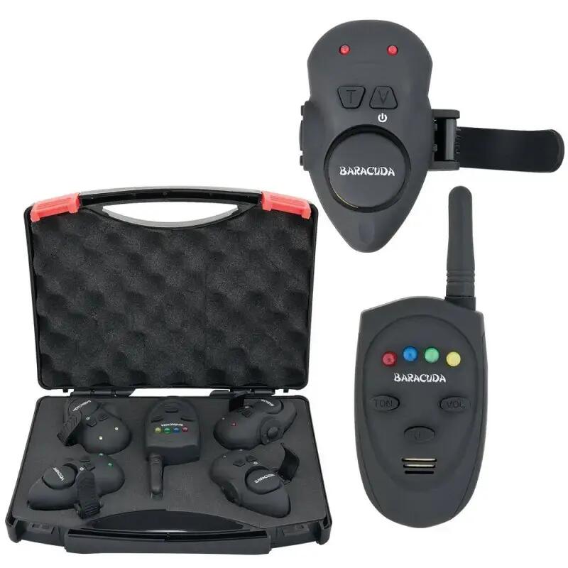 Set avertizoare wireless Baracuda SG-V1 + receptor, 4 buc/set, negru 3/4