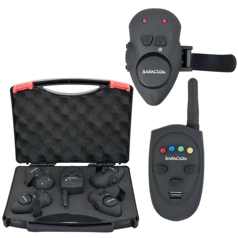 Set avertizoare wireless Baracuda SG-V1 + receptor, 4 buc/set, negru