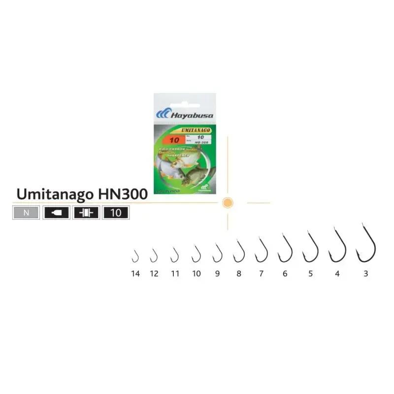 Set carlige pescuit Hayabusa Umitanago HN300, 10 buc, 8 4/6