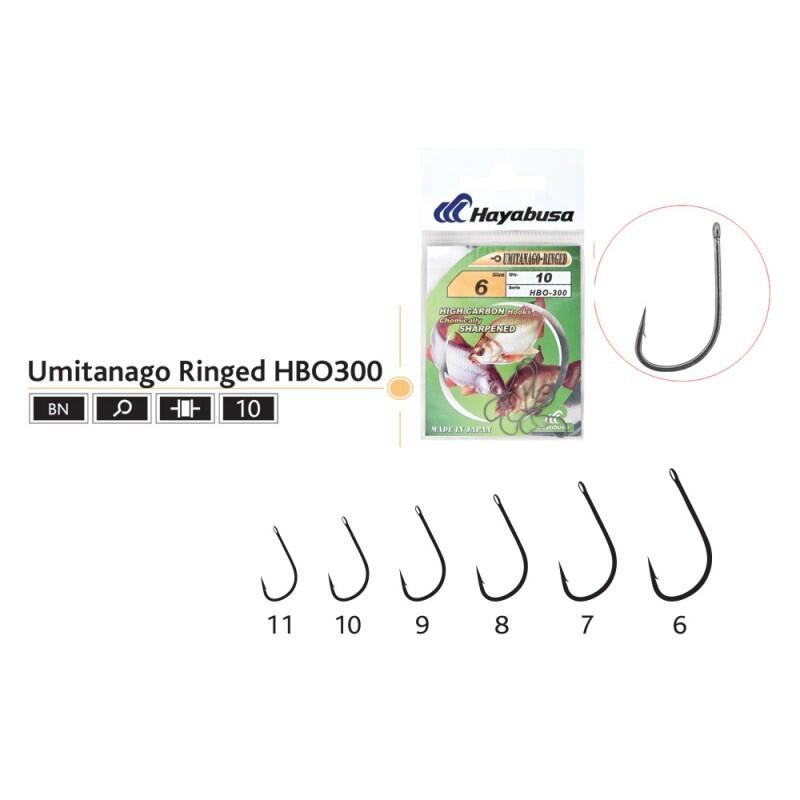 Set carlige pescuit Hayabusa Umitanago Ringed HBO300, 10 buc, 7