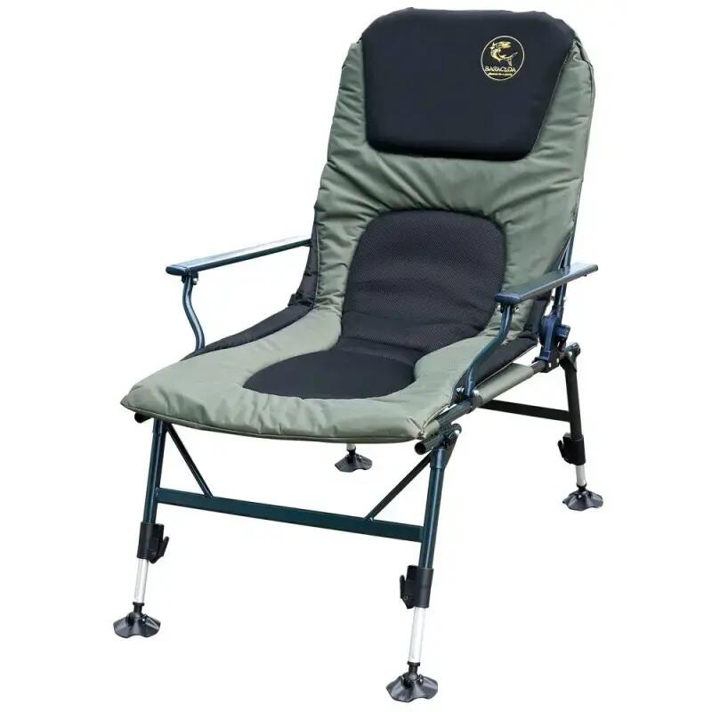 Scaun Baracuda HYB010C-AL pentru pescuit Crap cu prelungire pentru picioare 2/5