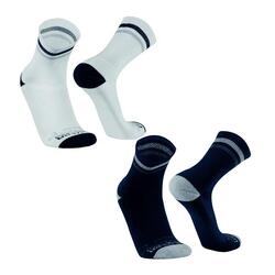 Chaussettes compression running vélo route sport tennis padel yoga homme femme