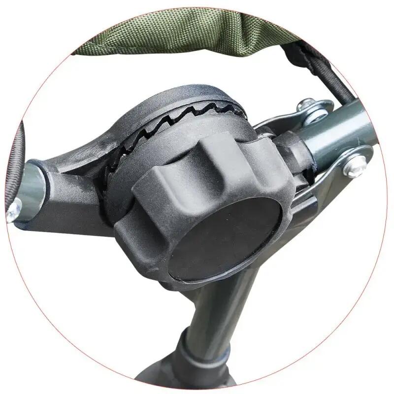 Pat pliant, Baracuda HYB011, pentru pescuit la crap, verde, orice anotimp 5/5