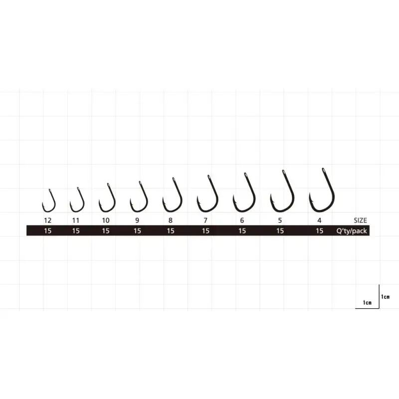 Set carlige pescuit Hayabusa Iseama HBO-400, 10 buc, 8 4/6