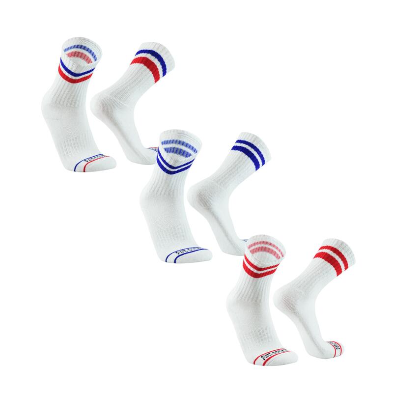 Chaussettes de sport en coton homme femme tennis yoga pilates running padel gym