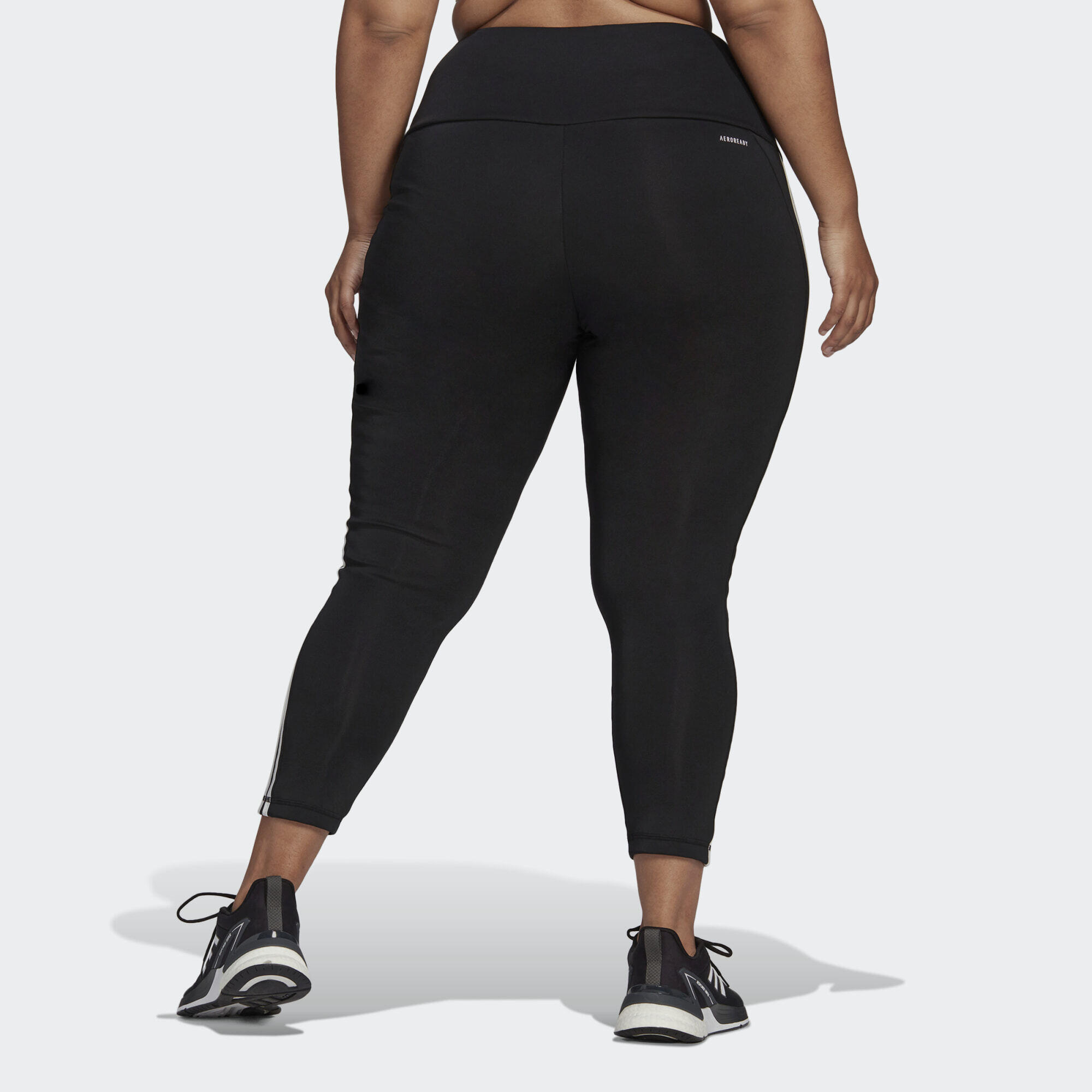 Designed to Move High-Rise 3-Stripes 7/8 Sport Leggings (Plus Size) 5/5