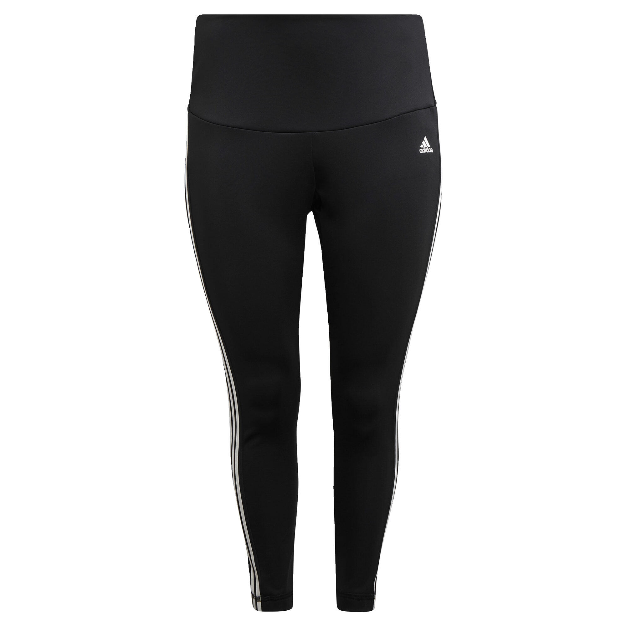 Designed to Move High-Rise 3-Stripes 7/8 Sport Leggings (Plus Size) 2/5