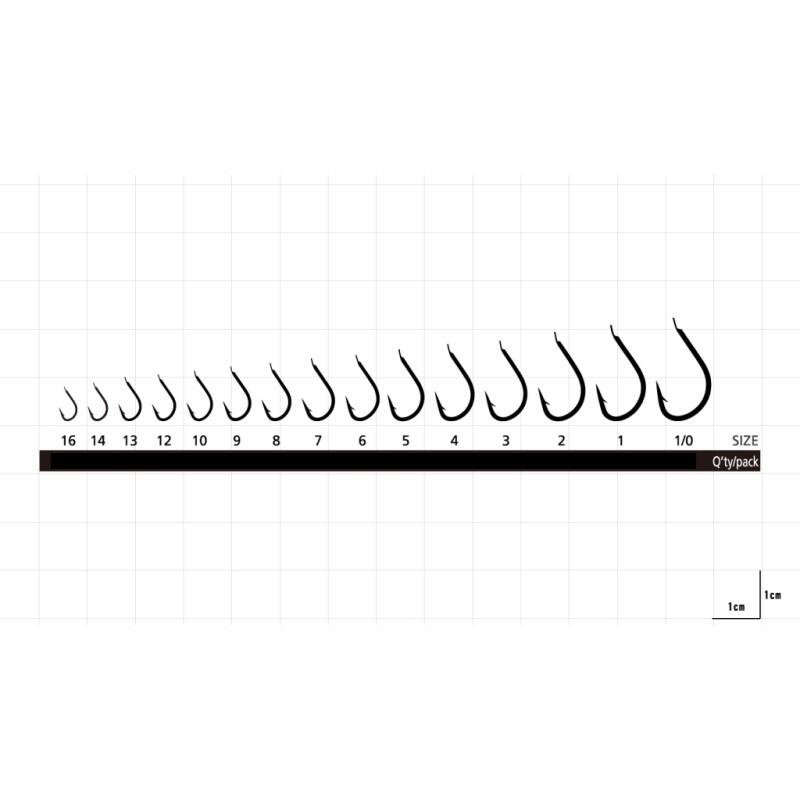 Set carlige pescuit Hayabusa Izumejina HG600, 10 buc, 9