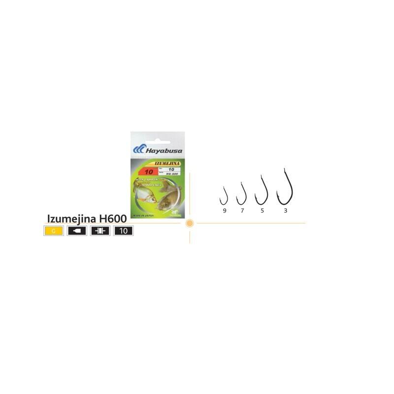 Set carlige pescuit Hayabusa Izumejina HG600, 10 buc, 5
