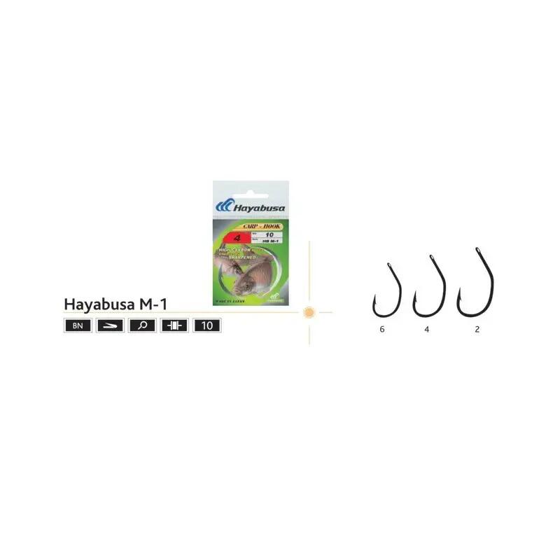 Set carlige pescuit crap Hayabusa M-1, 10 buc, 2 5/6