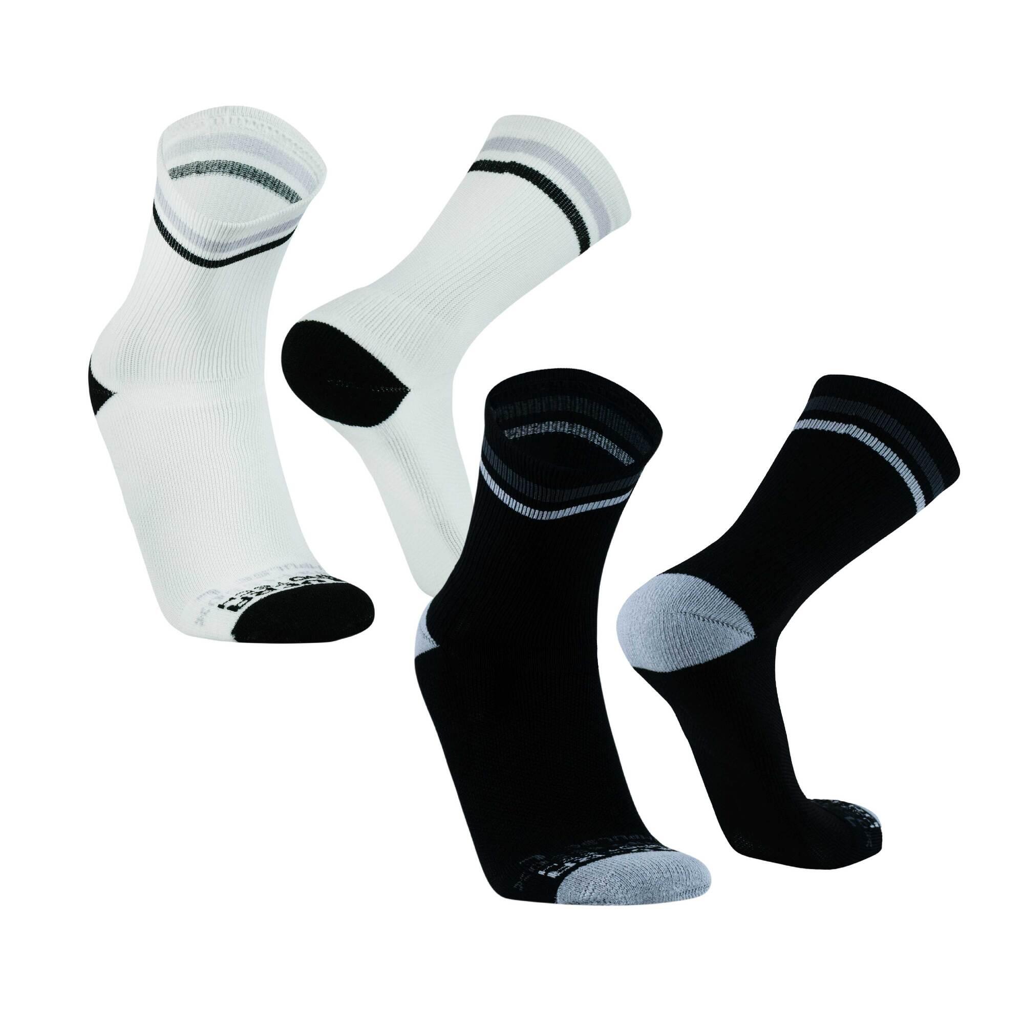 SILVERA NANOTECH Laufsocken Kompression für Herren Damen Running Trailrunning Radfahren Marathon