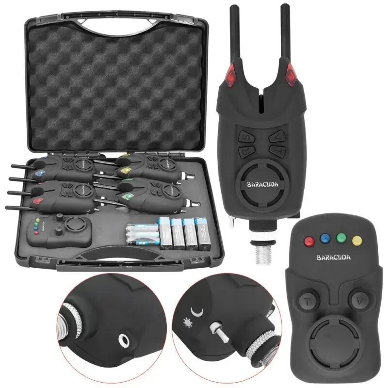 Set Baracuda SG-K2 cu 4 avertizoare wireless si receptor, actiune 150m 2/6