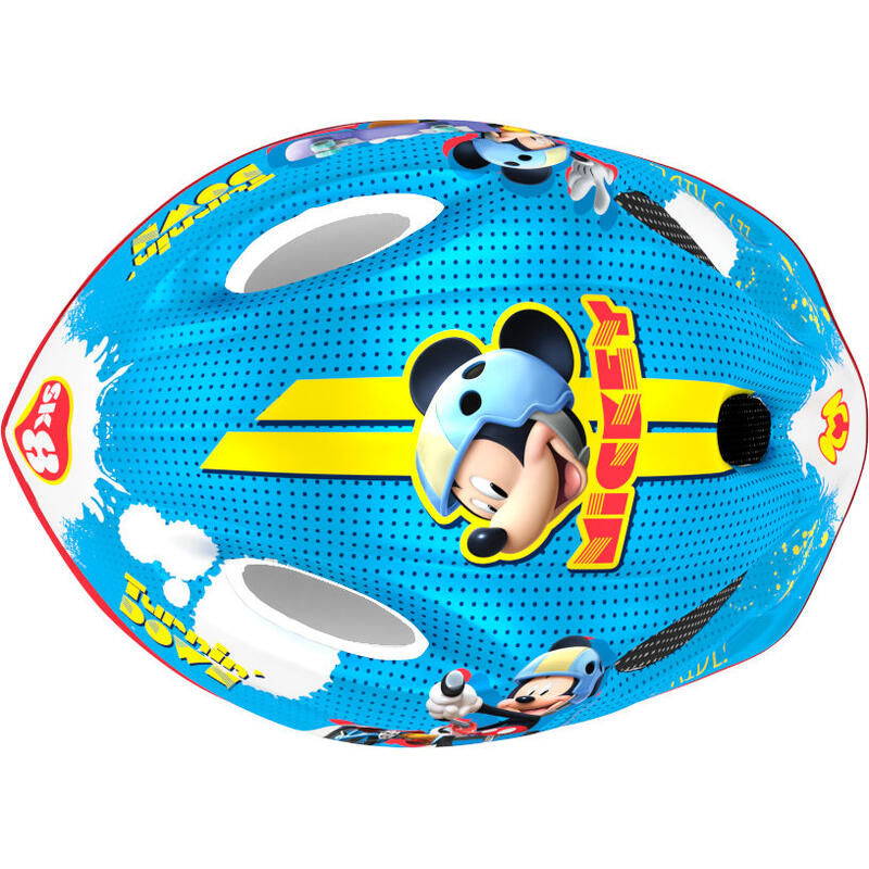Disney Mickey Mousefahrradhelm Junior blau Grösse 52/56 cm
