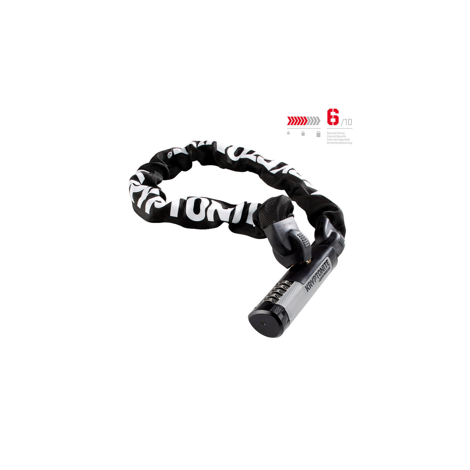 KRYPTONITE KryptoLok 990 Combo I.C. - Zwart/Wit