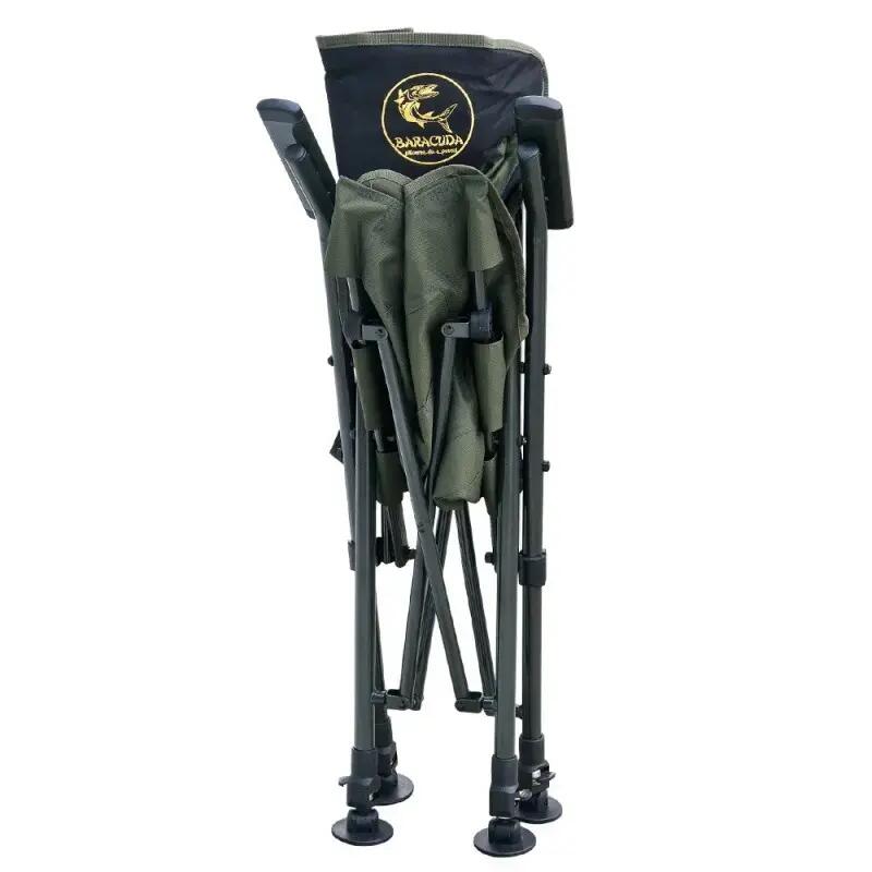 Scaun pliabil crap Baracuda HYC 061-S-II, verde 2/5
