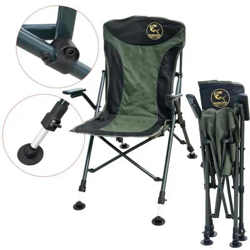 Scaun pliabil crap Baracuda HYC 061-S-II, verde 5/5