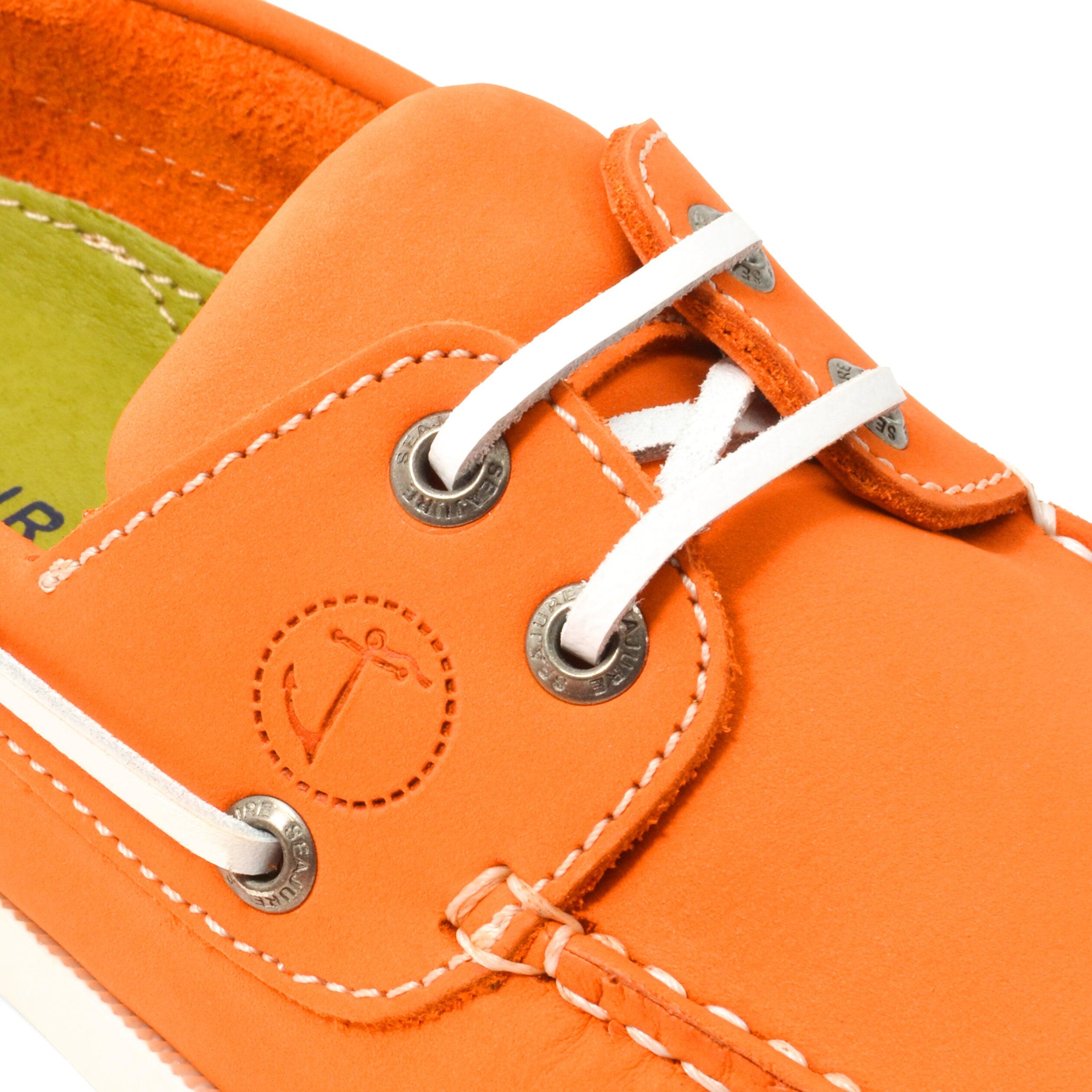 Scarpe da Barca Vadu Donna arancia Pelle nabuk 5/5