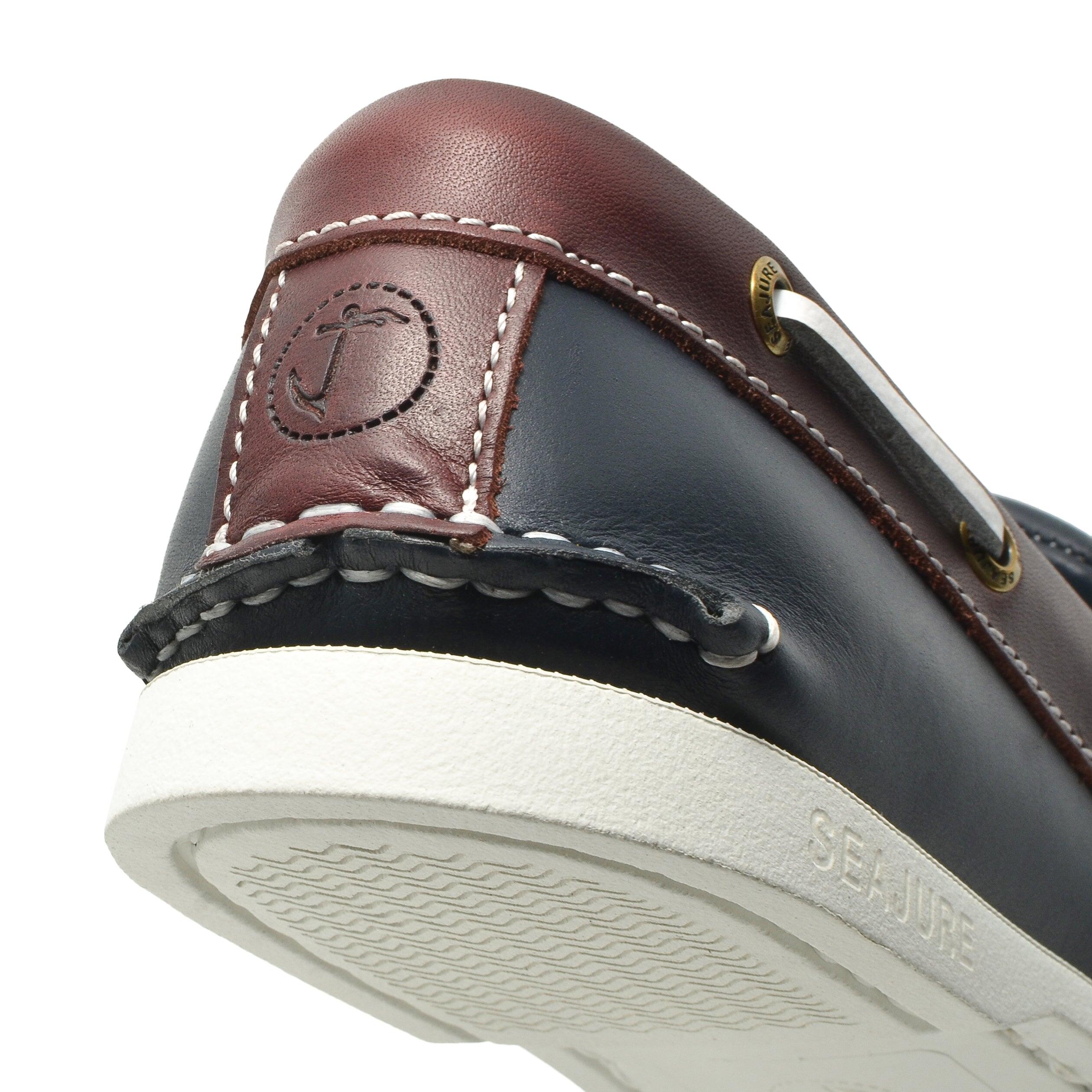 Bootschoenen Paramali Heren Marineblauw en Bordeaux Leer 4/5