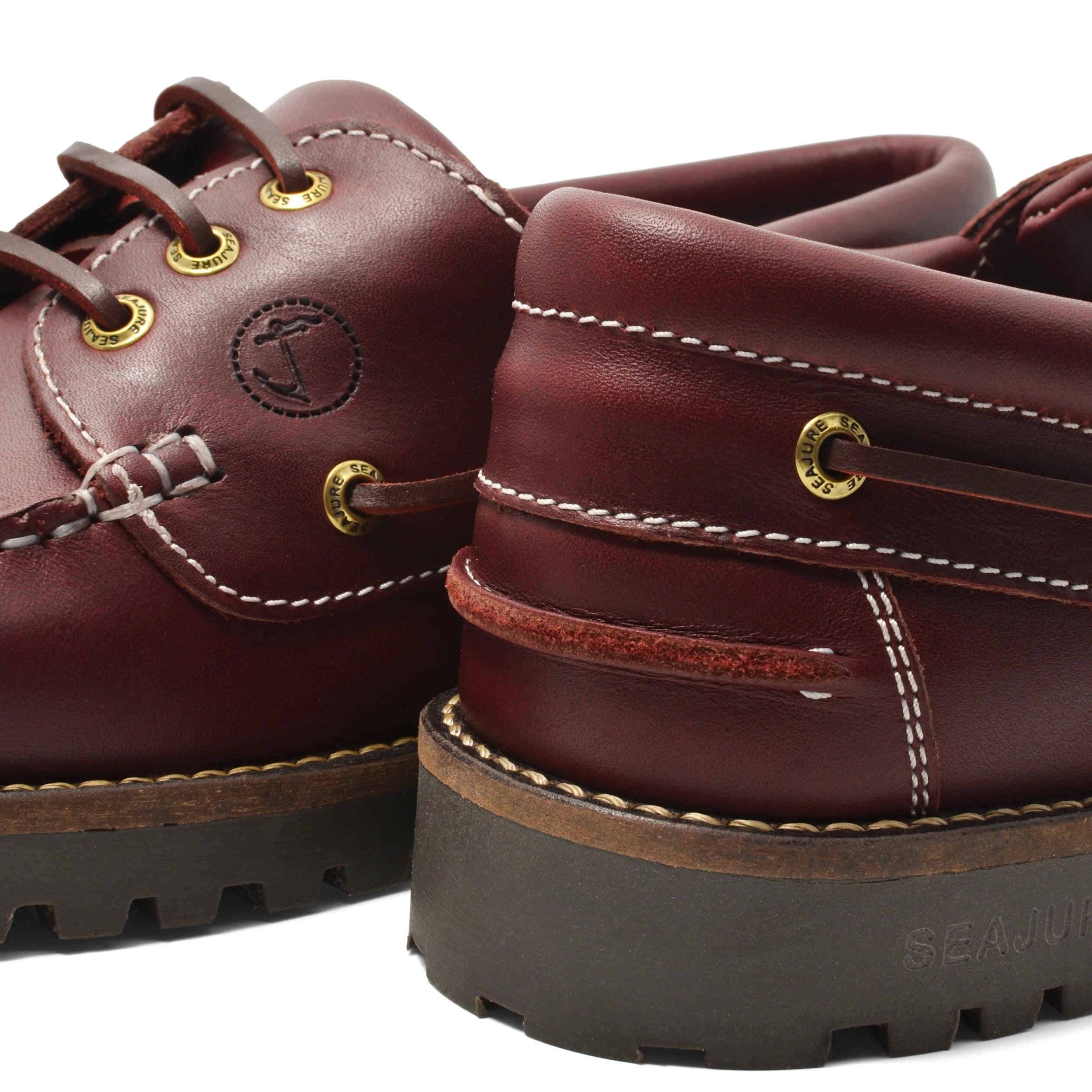 Bootsschuhe Herren Oran Bordeaux Leder 4/5