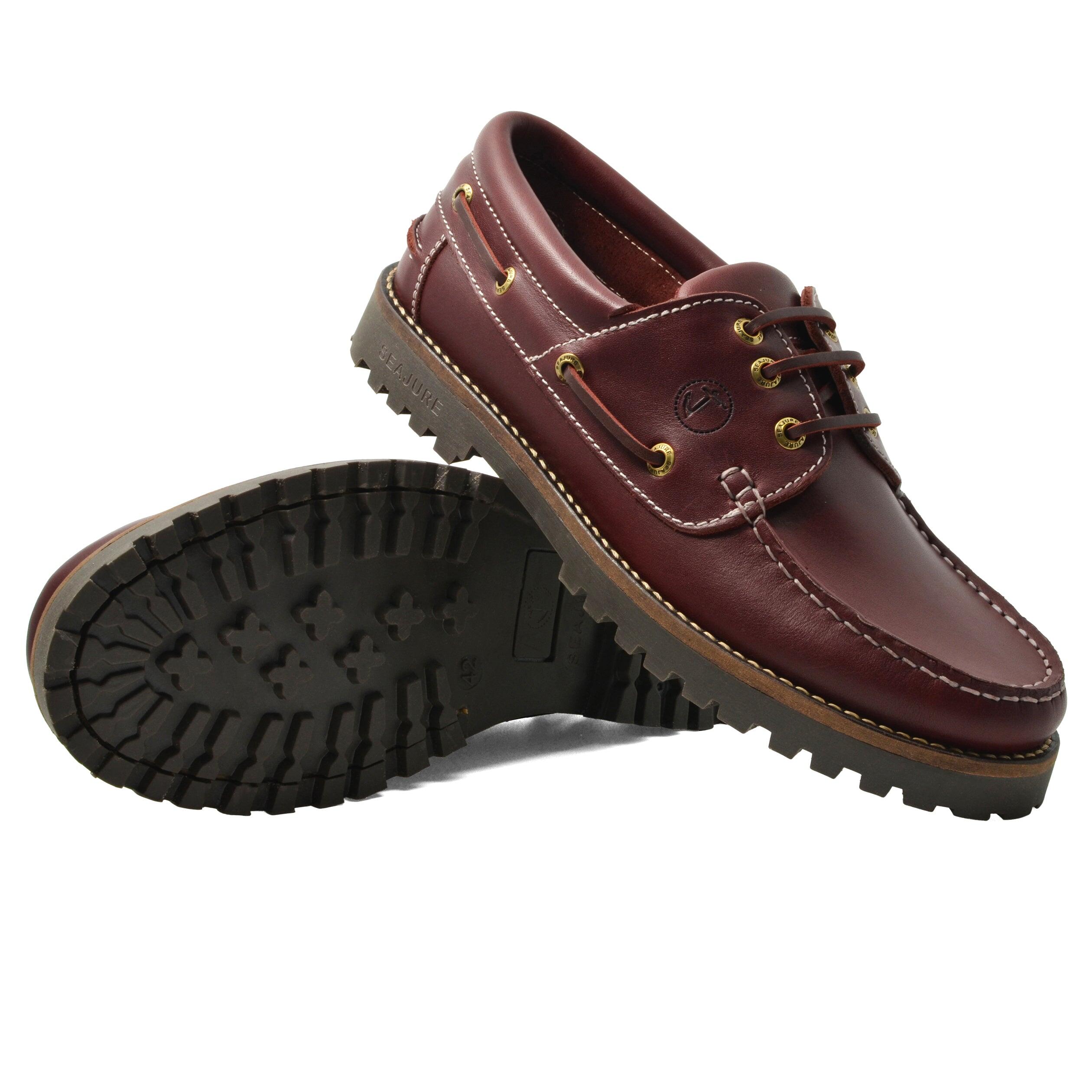 Bootsschuhe Herren Oran Bordeaux Leder 2/5