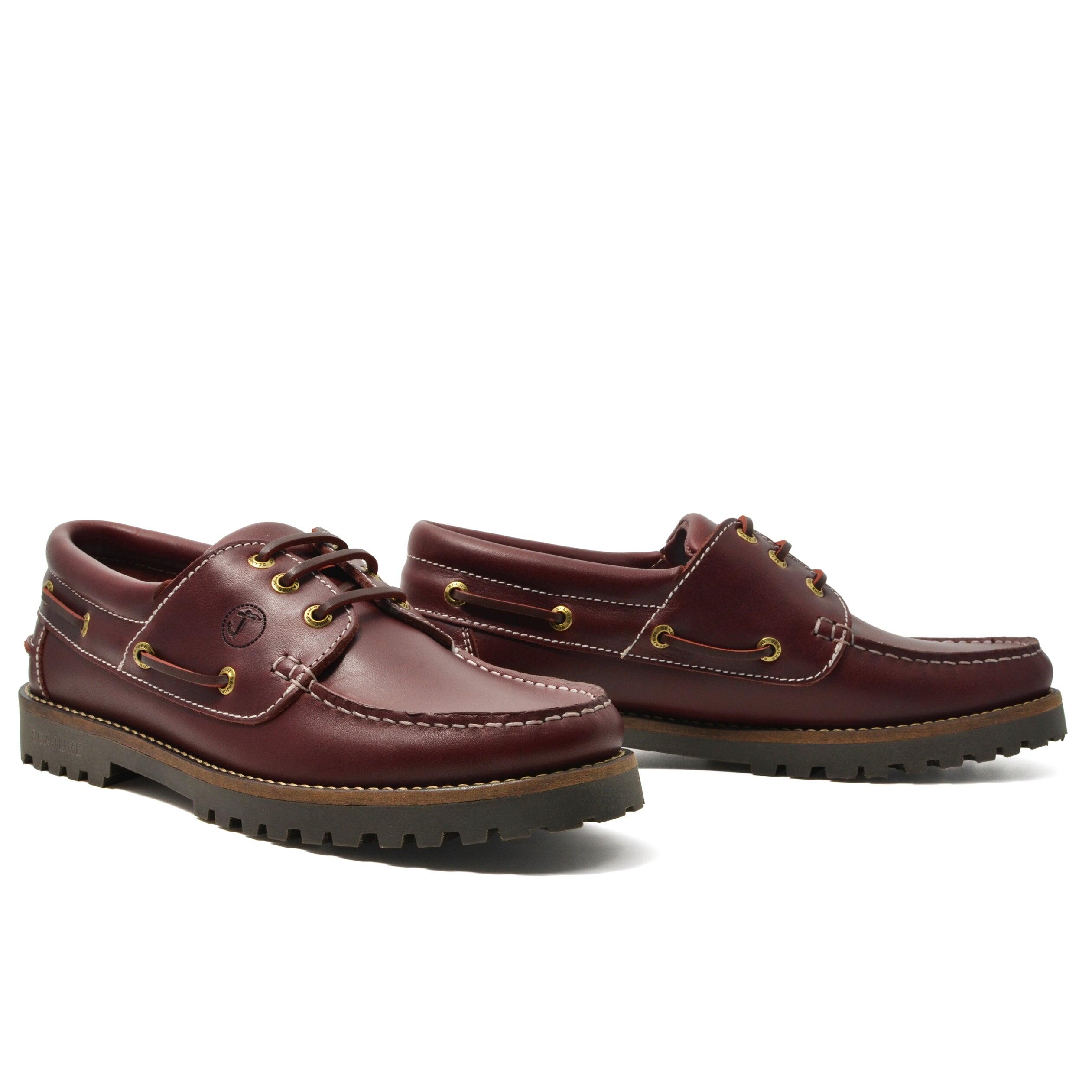Bootsschuhe Herren Oran Bordeaux Leder 3/5