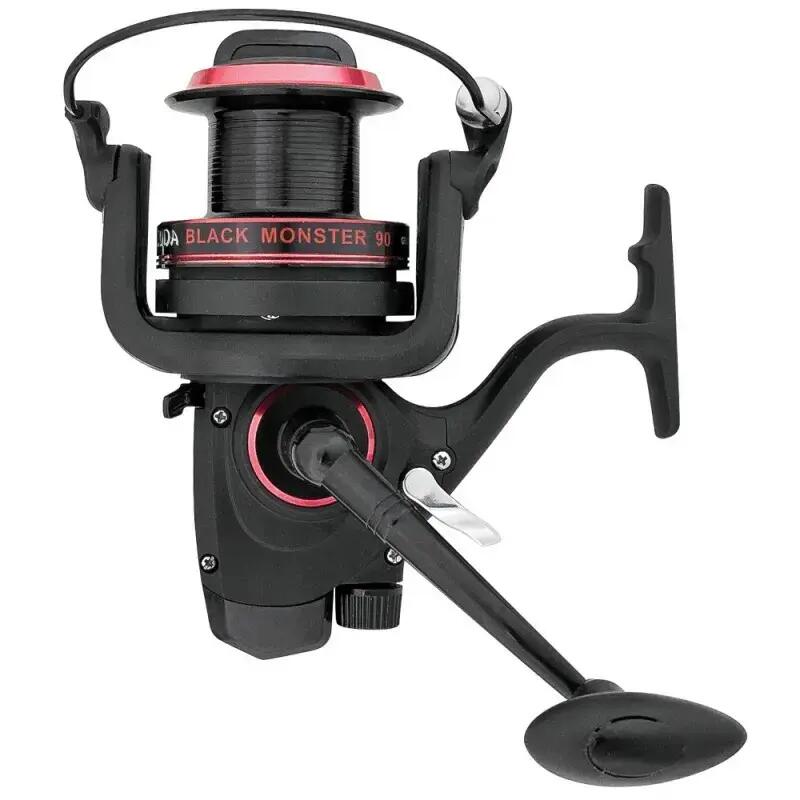 Mulineta crap/pesti mari Baracuda Black Monster 90, cu baitrunner, 8 R 2/2